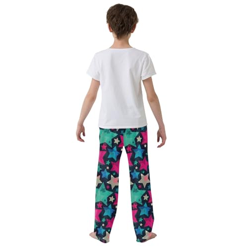 ZZKKO Bright Star Grunge Boys Pants for Kids Jogger Pants with Pockets S-XL3
