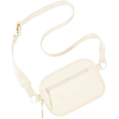 CHOLISS Small Nylon Crossbody Bags for Women and Men Mini Crossbody Purse for Workout Travel with Adjustable Strap Card Slots Cover