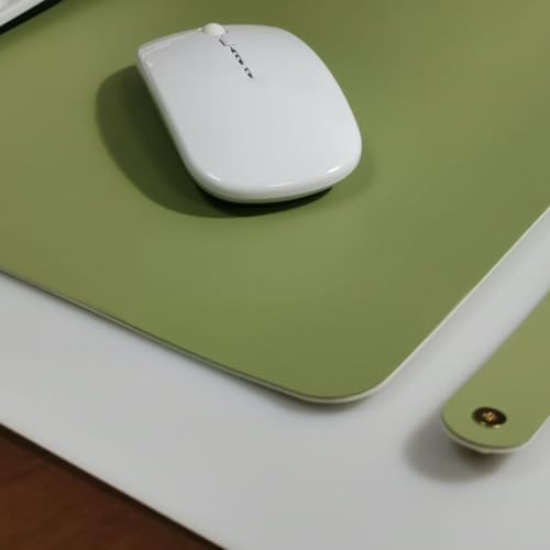 Tapis de clavier grand format sous-main écriture imperméable cuir ordinateur - 5