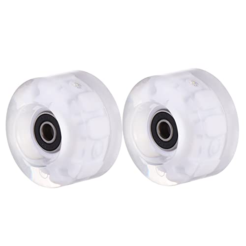 KICHOUSE 2 Pack Roller Skate Wheels Outdoor Skating Accessories Wheel Replacement for Ice Skates Skating Supply