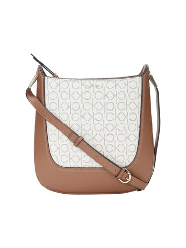 Calvin Klein Logo Tan Pu Sling Bag