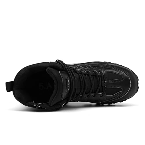 Image of Men's Military Tactical Boot Lightweight Comfortable Boots Motorcycle Combat Hiking Boots Hiking Boots Hiking Shoes