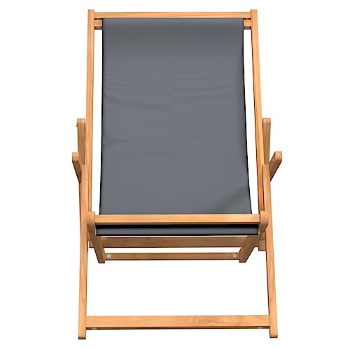 Silla de playa plegable en madera maciza de alta calidad 5