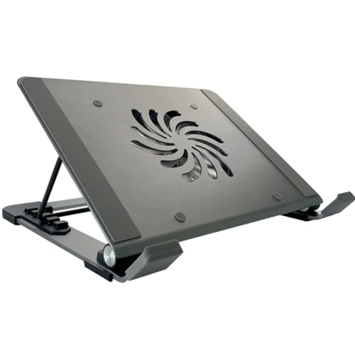 Base para Laptop con Ventilador Silencioso de Aluminio miniatura 1