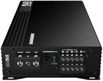 AudioControl EPICFIVE Epic Series 1100 Watt RMS 5-Channel Car Audio Amplifier, Class D, Epic Boost, Subsonic Filter, High-Pass/Low-Pass Filters, ACR-E Remote Bass Knob, Epicenter Link
