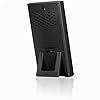 Bresser Meteo Estación radiocontrolada con sensor exterior, termómetro con indicador de temperatura para interior y exterior, previsión meteorológica, con soporte plegable y soporte de pared, negro #5