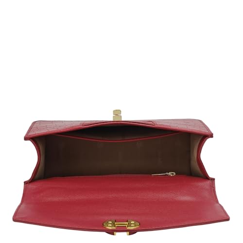 Image of Da Milano Leather Shoulder Bag for Women (00588D)