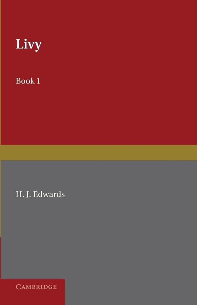 Livy Book I Edwards Paperback Cambridge University Press 9781107621220