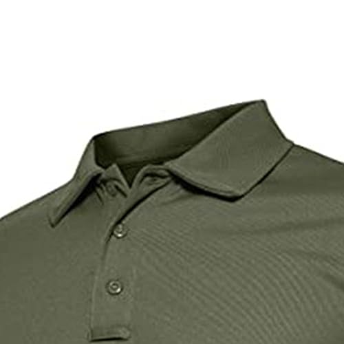 Men's Muscle Polo Shirts Casual Golf Shirt Long Sleeve Shirts Classic Pique Jersey Golf Tactical T-Shirt2