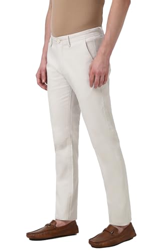 Image of Peter England Men's Skinny Fit Mid Rise Premium Casual Trouser Chinos