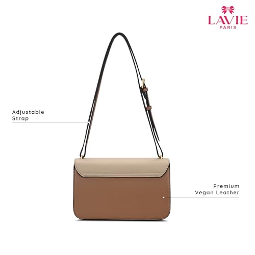 Image of LAVIE PARIS Women's Camelia 3 Compartment Flap Crossbody Sling Bag | Ladies Purse Handbag | Gift for Women
