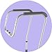 Medline Toilet Safety Rail For Seniors with Easy Installation, Height Adjustable Toilet Safety Frame, Bathroom Assist Rail with Armrests, Bathroom Safety, 250 lb. Weight Capacity