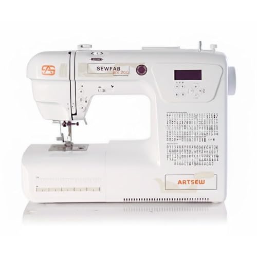 SEWFAB pro 200 Computerized Sewing Machine with 200 Built-In Stit...