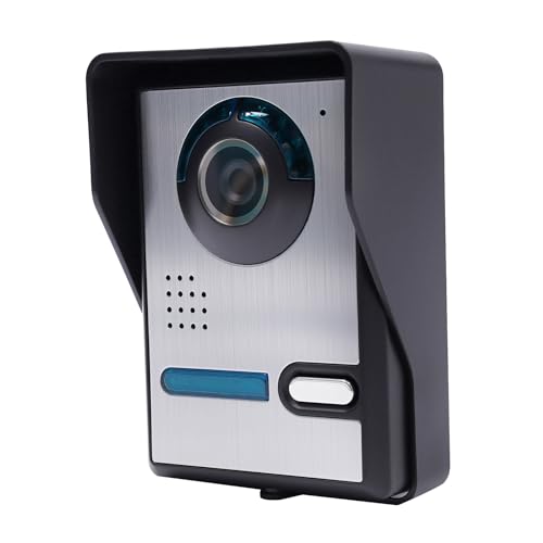 CHERIPOLI Videoportero de 4 hilos 2 para el hogar familiar, videoportero con monitor, videoportero, monitor a color, para 1 familia