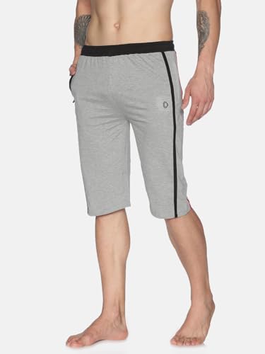 Image of Dollar Men's Casual Cotton Capri 3 /4th Shorts (Pack of 1)