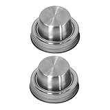 OFFSCH 2 Piezas con Frasco Agitador Prácticos Frascos Tapas para Especias Tapa De Acero Reutilizable para Agitador para Cócteles Bebidas