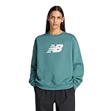 [ニューバランス] Sport フリースロゴクルー(裏起毛) (WT43526) トレーナー レディース NUS(ニュースプルース