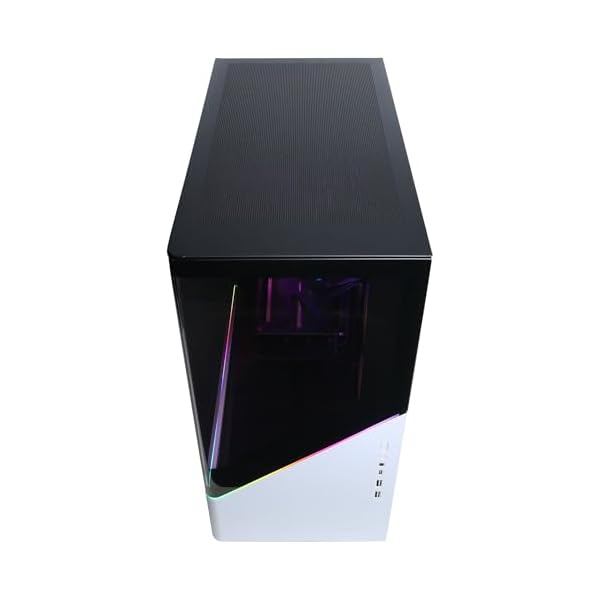 CyberPowerPC Luxe Gaming PC - Intel Core Ultra 7 265KF, AMD Radeon RX 9070 XT 16GB, 32GB RAM, 2TB NVMe SSD, 750W 80+ PSU, Wi-Fi, Liquid Cooling, Windows 11, Amethyst Curve RGB - Image 5