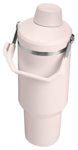 Image of STANLEY IceFlow 2.0 Fast Flow Tumbler, 40 oz, Rose Quartz | Angled Spout Lid | Lightweight and Leakproof for Travel and Sports | Easy Carry Handle | Insulated Stainless Steel | BPA-Free
