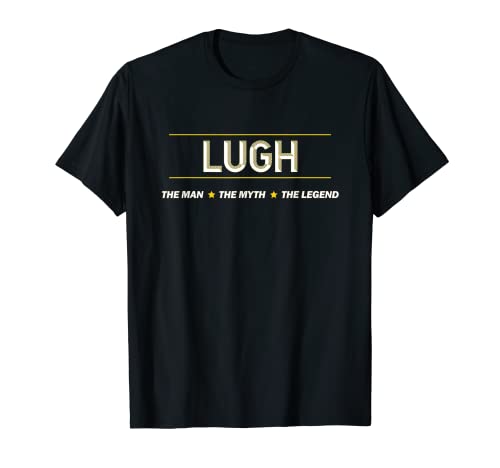 LUGH - the Man the Myth the LEGEND | Mens Boys Name - Funny T-Shirt