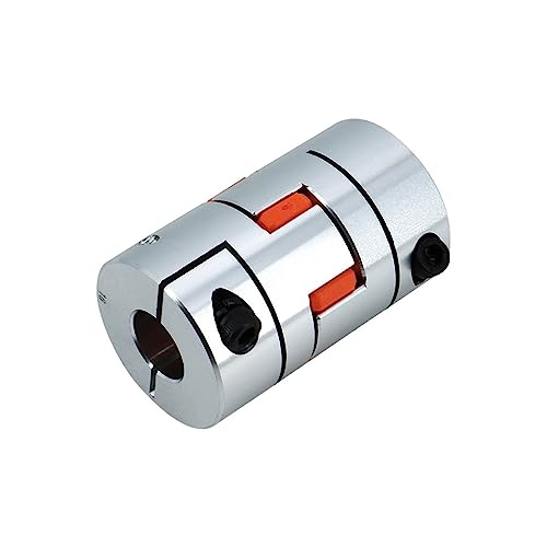 Rigid coupling,Stainless steel rigid coupling 1pcs D55L66 Coupler CNC Aluminium Plum Flexible Shaft Coupling Stepper Motor Connector(12.7x12.7)