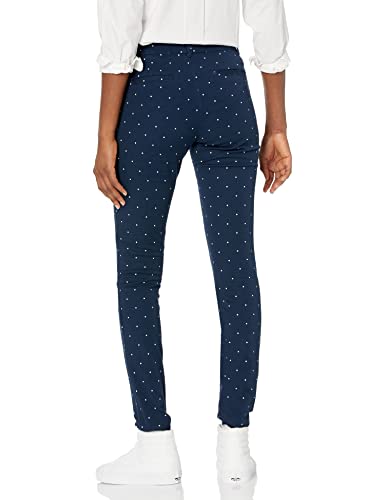 Amazon Essentials Women's Bi-Stretch Skinny Ankle Pant (Available In Plus Size), Navy Dots, 6 #TOP1