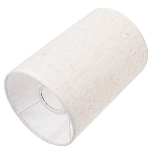 Beavorty Lustre à Pince Abat-Jour en Tissu Petit Tambour Abat-Jour en Remplacement Moderne Fait à La Main Harpe Et Faîteau pour Lampes de Table