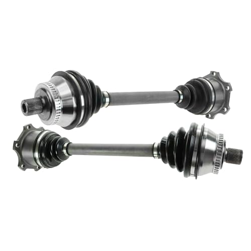 Image of TRQ Front Driver & Passenger Side CV Axle Assembly Set for 96-01 Audi A4 00-02 S4 98-05 VW Passat