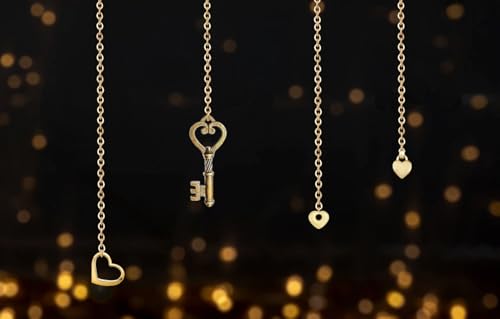 Antique Bronze Unisex Skeleton Key Charm Pendant Adjustable Waxed Cord Necklace 16" (SKBzPNL)2