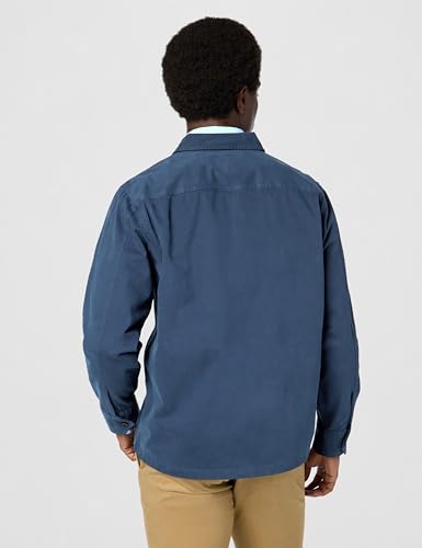 Image of BOSS Men's Twill Cargo Pocket Zip Up Overshirt