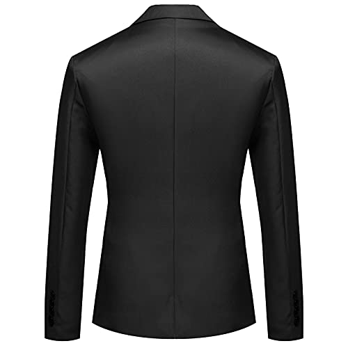Ymosrh Mens Winter Jackets Men's Casual Business Wedding Long Sleeve Buttons Slim Fit Suit Coat Jacket for Men2