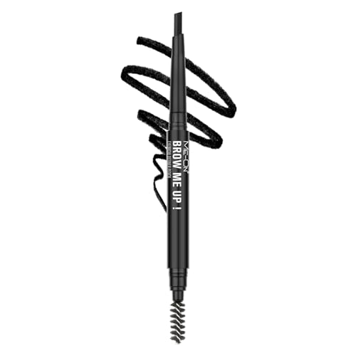 Image of ME-ON Eyebrow Pencil with Spoolie | Retractable Brow Definer | Ultra-Fine Tip, Easy Glide, Long Lasting & Natural Finish |Rich Pigmentation Eyebrow Enhancer Pencil