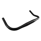 WEERAS 自転車ブルホーンハンドルバー ロードバイク用 アルミ合金製 φ31.8mm 幅420mm 固定ギア式自転車用