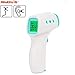 Produktbild POWERAXIS Thermometer,Stirnthermometer Ohrthermometer,Präzision Infrarot IR Thermometer,Digitales Infrarot Thermometer, Digital Fieberthermometer für Kinder, Erwachsenen,Objekte,mit LCD Display