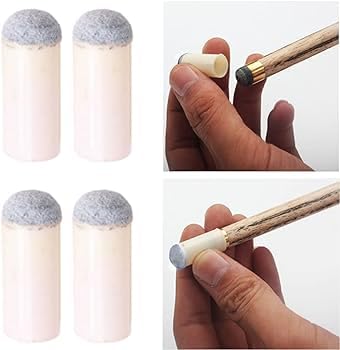 Image of LGB Slip on cue Tips for Snooker and Pool cue 100piece (13 MM)