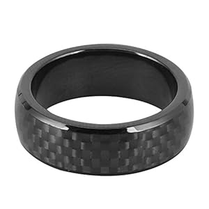 Smart Ring Key for Tesla Carbon Fiber Car Smart Finger Key Ring Accessory Fit for Tesla Model 3 / X/S/Y All Year Smart…