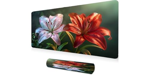 Tapis de souris XXL La Saison de la Lune de Fleurs un cadeau original pour gamer