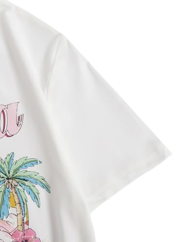 Girl's Graphic Vacation T Shirt Short Sleeve Crew Neck Summer Casual Tops3