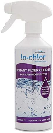 Lo-Chlor Instant Filter Cleaner Spray Hot Tub Pool Spa Tubs Spas (1 500ml)
