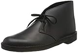 Obermaterial: Leder Clarks Herren Desert Boots, Schwarz (Black Polished), 41 EU