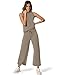 Sampeel Two Piece Outfits for Women 2024 Fashion Lounge Sets Wide Leg Pants 2 Piece Summer Outfits Sleeveless Mock Neck Tops Matching Sets Vacation Tracksuit S