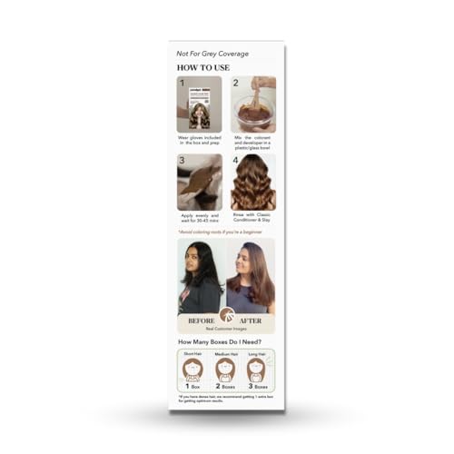Image of Paradyes Lover's Latte No Bleach Hair Tint | Glossy Hair Color | Visible on Virgin Black Hair | Natural-Looking, Glossy Finish | PPD-Free
