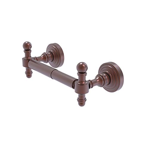 Black Friday 🔥 Allied Brass Retro Wave Collection 2 Post Tissue Toilet Paper Holder, Antique Copper