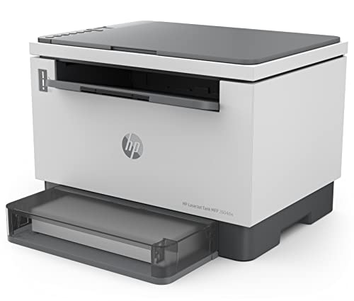HP Laser Tank 2604dw, 381V0A, Imprimante Multifonction Monochrome, réservoir de Toner intégré, Impression Automatique Recto Verso, 22 ppm, Jusqu’à 5 000 Pages, numérisation A4, Wi-FI, USB, Blanche