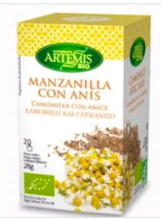 Infusión de Manzanilla con Anís, 20 Bolsitas. Pack de 4