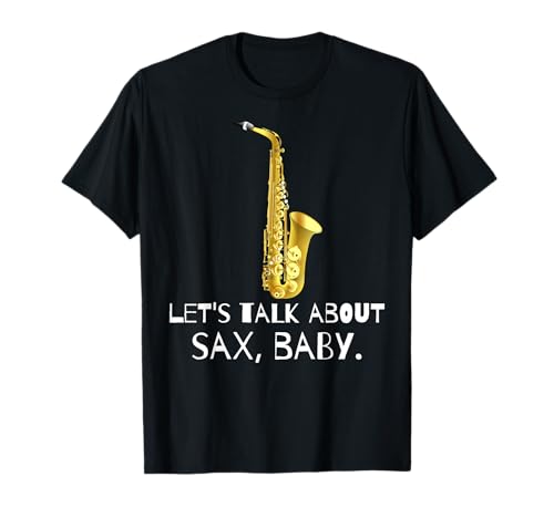 CAMISETA DE DECLARACIÓN DE SAXOFÓN DIVERSIÓN PARA BEBÉ HABITAR DE SAX, BEBÉ Camiseta