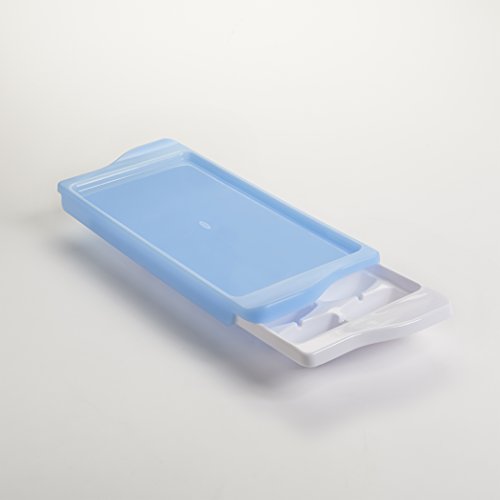 Oxo Good Grips Covered Ice Cube Tray Set,Blue,2 Pack #TOP3