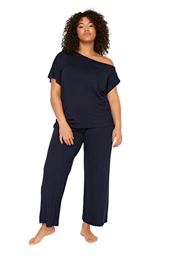 Pyjama femme Trendyol tissé uni idéal pour vos moments de détente à la maison
