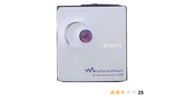 SONY ソニー MZ-E707-S シルバー ポータブルMDプレーヤー MDLP対応 (MD再生専用機/MDウォークマン)