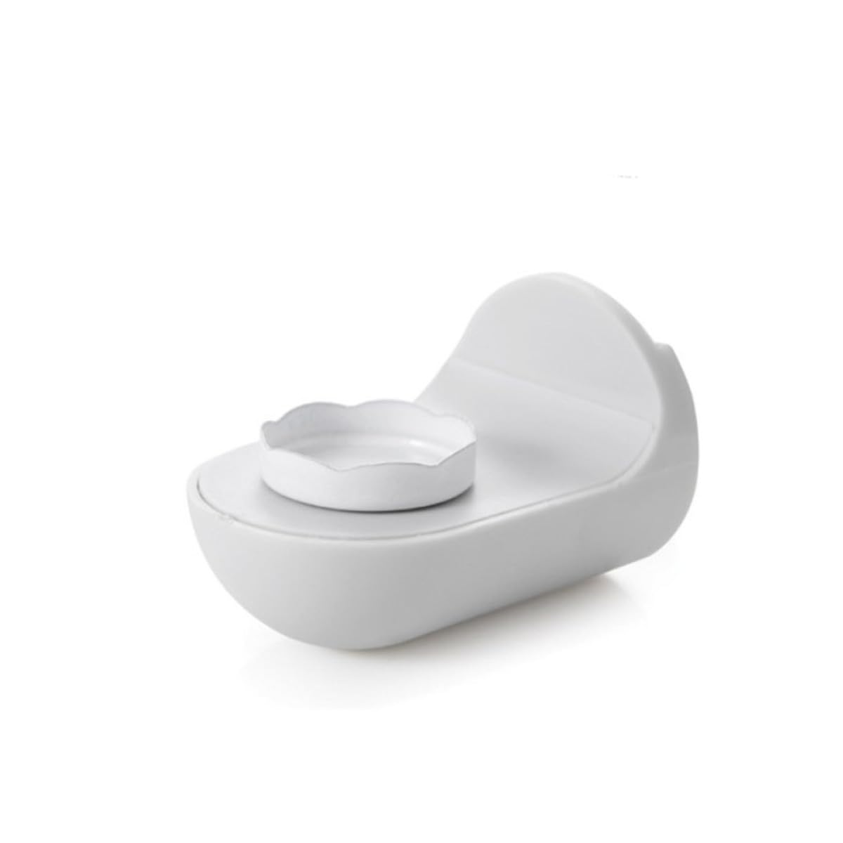 TOPBATHY 6pezzi Supporto Magnetico Per Sapone Da Bagno Mensola Adesiva Da Doccia Plastica Design Elegante e Resistente Alla Ottimizza Asciugatura Sapone
